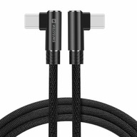 Uhlový GAMING USB-C - USB-C kábel 1,2m SWISSTEN Uhlový GAMING USB-C - USB-C kábel 1,2m SWISSTEN