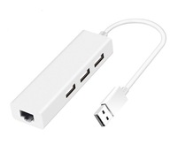 HUB SIEŤOVEJ KARTY USB 3.0 GIGABIT LAN 1000 Mb RJ45 HUB SIEŤOVEJ KARTY USB 3.0 GIGABIT LAN 1000 Mb RJ45