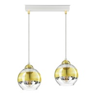 Biele zlato GLASS BZ2 LED stropné lusterové svietidlo Biele zlato GLASS BZ2 LED stropné lusterové svietidlo