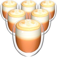 Termálne poháre na latte nápoje Miowi 6x 250ml