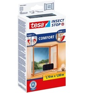Okenná moskytiéra TESA Comfort, čierna, 170cmx180cm