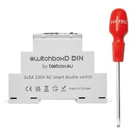 2-kanálový switchBoxD DIN 230V WiFi BLEBOX+ 2-kanálový switchBoxD DIN 230V WiFi BLEBOX+