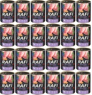 RAFI Mokré krmivo pre psov RABBIT 24 x 400g RAFI Mokré krmivo pre psov RABBIT 24 x 400g