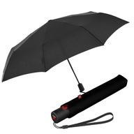 Dáždnik Skladací dáždnik, ľahký, čierny, odolný proti vetru KNIRPS U.200 AUTOMAT