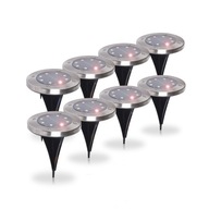 2x Sada 4 solárnych LED svetiel na nechty 2x Sada 4 solárnych LED svetiel na nechty