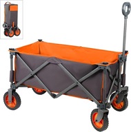 Záhradný plážový vozík DELUXE Orange Záhradný plážový vozík DELUXE Orange