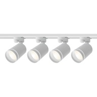 SET 4x LED REFLEKTOR LAMPY GU10 2M TRAŤOVÝ KÁBEL