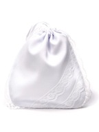 Communion bag - taška lemovaná čipkou