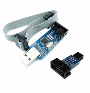USBasp ATMEL AVR ATMEGA ISP programátor + adaptér USBasp ATMEL AVR ATMEGA ISP programátor + adaptér