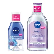 NIVEA Dvojfázový odličovač očí 125 ml Upokojujúci micelárny fluid 400 ml NIVEA Dvojfázový odličovač očí 125 ml Upokojujúci micelárny fluid 400 ml