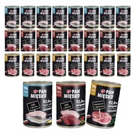 Pan Mięsko Dog Package 24x400 Mix chutí MIX NAJLEPŠÍCH CHUTÍ V KONZE Pan Mięsko Dog Package 24x400 Mix chutí MIX NAJLEPŠÍCH CHUTÍ V KONZE