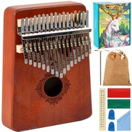 KALIMBA drevený AFRICKÝ HUDOBNÝ NÁSTROJ PIANO 17 kláves SET KALIMBA drevený AFRICKÝ HUDOBNÝ NÁSTROJ PIANO 17 kláves SET