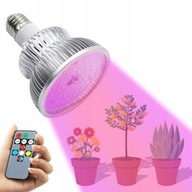 Lampa na rast rastlín 50W E27 Žiarovka + Diaľkové ovládanie