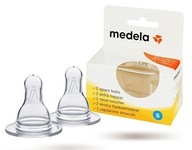 Medela cumlík na fľašu 0m+ Slow Flow 2 ks