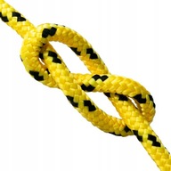 Lano Pletené polypropylénové námorné lano, žlté, 6mm, 30m Lano Pletené polypropylénové námorné lano, žlté, 6mm, 30m