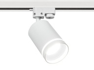 Koľajová lampa GU10, biely Bodový reflektor na páse
