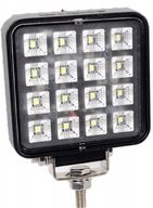 Pracovná lampa 16x LED 12/24V vypínač 16W 2400LM