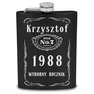 BLACK MATT flaštička 240 ml s gravírovaním Darček pre chlapčeka ZDARMA BLACK MATT flaštička 240 ml s gravírovaním Darček pre chlapčeka ZDARMA