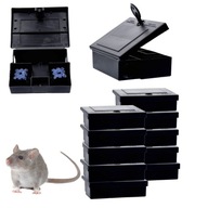 10x Krmítko pre potkany pre myši a potkany, stanica na ničenie škodcov