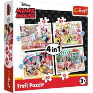 4V1 PUZZLE MINNIE MOUSE MINI S PRIATEĽMI 71 EL 4V1 PUZZLE MINNIE MOUSE MINI S PRIATEĽMI 71 EL