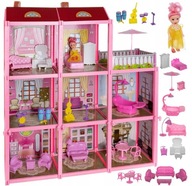 Veľká súprava domčeka pre bábiky vila pre bábiky XL