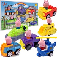 PEPPA PIG AUTO DRIVE OBRÁZOK 6 KS AUTO SET