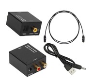 Optický audio prevodník 2x RCA jack, USB napájanie Optický audio prevodník 2x RCA jack, USB napájanie