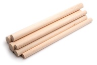 Drevená palica pre makram 8 mm 30 cm 10 kusov Drevená palica pre makram 8 mm 30 cm 10 kusov