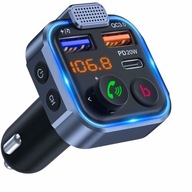 Bluetooth vysielač do auta, QC 3.0 nabíjačka