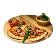 Doska na pizzu s drážkami a podrezaním Doska na pizzu s drážkami a podrezaním
