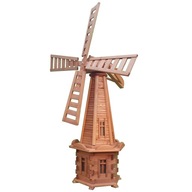 Drevený záhradný veterný mlyn Veterné mlyny 170cm, 3 druhy