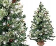 Umelý vianočný stromček Smrek ako život 100 cm LED svetlá