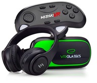 DARČEK PRE CHLAPCA OKULIARE VR 360 + SLÚCHADLÁ DARČEK PRE CHLAPCA OKULIARE VR 360 + SLÚCHADLÁ
