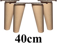 NOHY Drevené skosené NOHY 40cm 4 ks + plechy NOHY Drevené skosené NOHY 40cm 4 ks + plechy