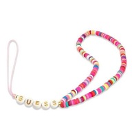 Guess Phone Strap Beads Heishi - Remienok na telefón 25 cm (Multicolor Pi
