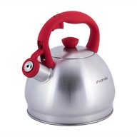 OCEĽOVÁ kanvica s píšťalkou, INDUKCIA, 2,0L OCEĽOVÁ kanvica s píšťalkou, INDUKCIA, 2,0L
