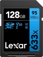 LEXAR 128GB SDXC 95MB/S UHS-I U1 C10 633X