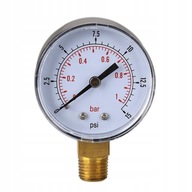 0/15 PSI 0/1 bar tlakomer Manometer tlaku paliva