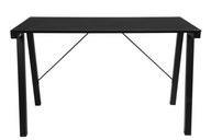 ACTONA písací stôl TYPHOON čierny - sklenená doska, kov