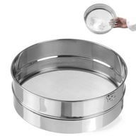 Husté cukrárske sito na preosievanie práškového cukru. Oceľ 407 mm - Hend Husté cukrárske sito na preosievanie práškového cukru. Oceľ 407 mm - Hend