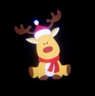 Led Logo Projektor Príspevok Hologram Reindeer Christmas