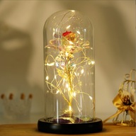 ETERNAL ROSE IN GLASS LED LIGHTS kvetinový box ETERNAL ROSE IN GLASS LED LIGHTS kvetinový box