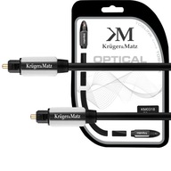 Kruger&Matz OPTICKÝ KÁBEL TOSLINK PDIF 1m Kruger&Matz OPTICKÝ KÁBEL TOSLINK PDIF 1m
