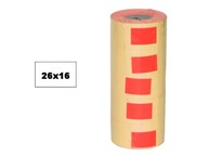 Farebná páska, visačky do etiketovacieho stroja 26x16 100 ks