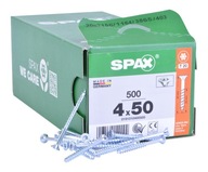 SPAX SKRUTKY SKRUTKA DO DREVA BIELY ZINOK 4X50 500SZ SPAX SKRUTKY SKRUTKA DO DREVA BIELY ZINOK 4X50 500SZ