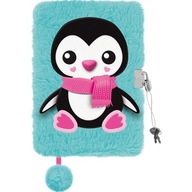 DENNÍČEK MÔJ MALÝ KAMARÁT S visiacim zámkom WHEY MAN PLYŠOVÝ A5 96K Penguin 9002