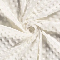 MATERIÁL POLAR MINKY DOTS - Ecru 300 gr 1 MB MATERIÁL POLAR MINKY DOTS - Ecru 300 gr 1 MB