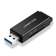 Ugreen prenosná čítačka TF/SD kariet pre USB 3.0 čierna Ugreen prenosná čítačka TF/SD kariet pre USB 3.0 čierna