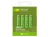 4 BATÉRIE R03/AAA GP RECYKO+ 950 mAh NABITÉ 4 BATÉRIE R03/AAA GP RECYKO+ 950 mAh NABITÉ