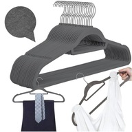 Otočné vešiaky na šaty Clothes x 20 velvet